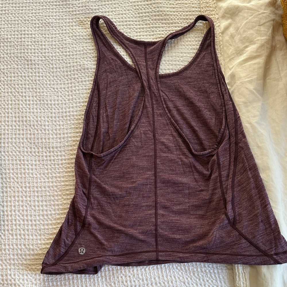 lululemon athletica Women's Maroon Tank Top